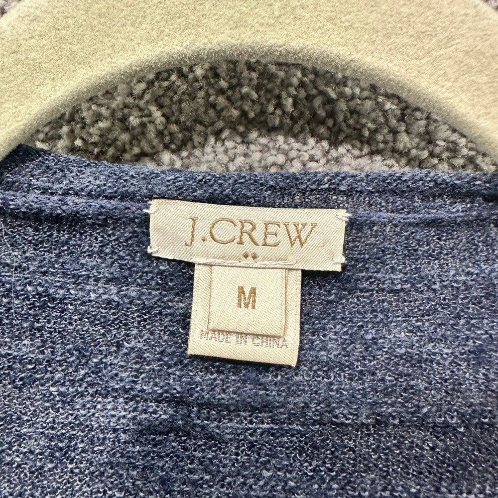 J. Crew Navy Blue V-Neck Sweater - Picture 3 of 11